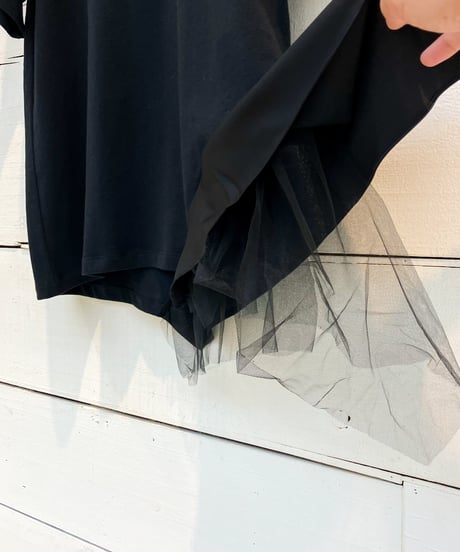 【Account PARIS】  NO5 SCARF-HEM T-SHIRT【22-4406T】