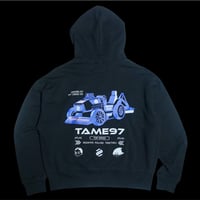 Team97 zip hoodie 「BOX silhouette」