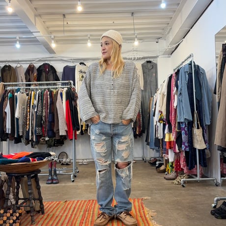 Levi's 66後期 501 クラッシュ デニム パンツ