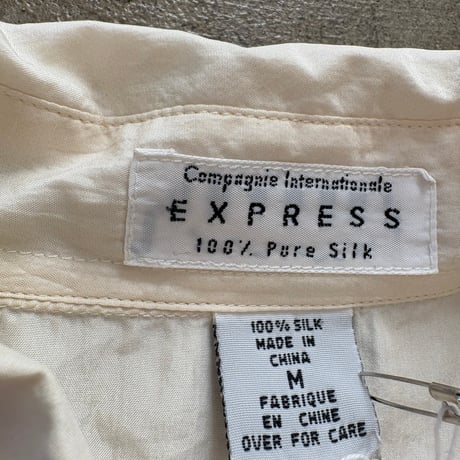 EXPRESS 長袖 シルクシャツ