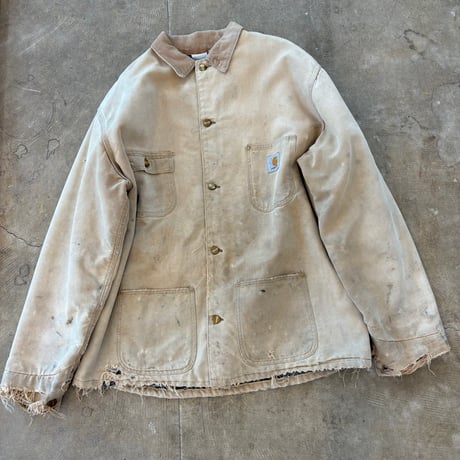 Vintage Charhartt ボロ ダック地 ミシガンチョア コート