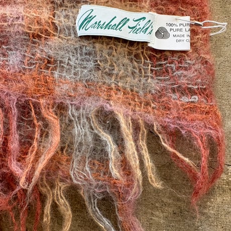 Marshall Field's vintage ウール 大判 ストール