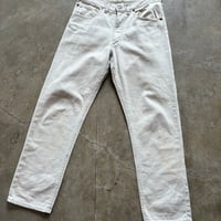 levis 911B"bigE"ホワイトピケパンツ w32
