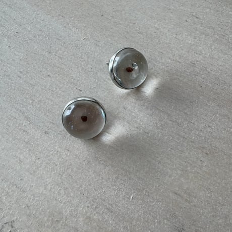 antique 透明 ピアス