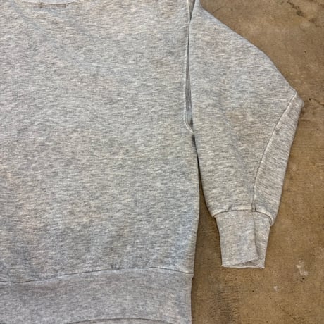 80s- 霜降りグレー NYタクシー プリント スウェット