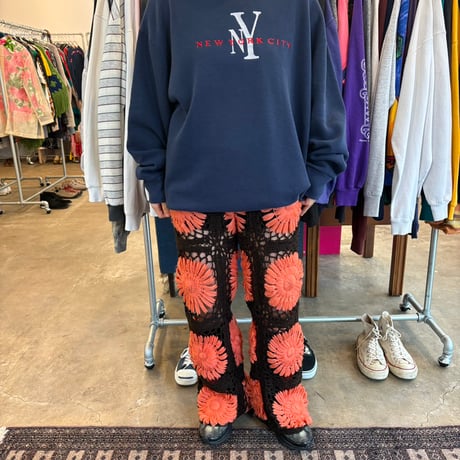 90s fruit of the loom フルーツオブザルーム ニューヨーク刺繍 スウェット