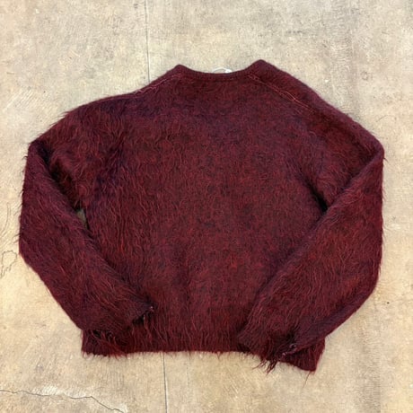 50s-vintage usa made モヘア グランジ カーディガン