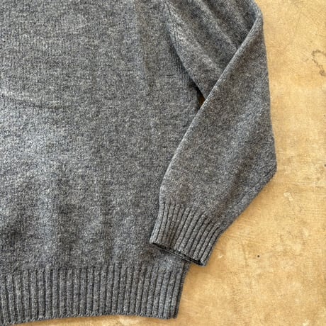 80s- Eddie Bauer 黒タグ グレー ニット セーター