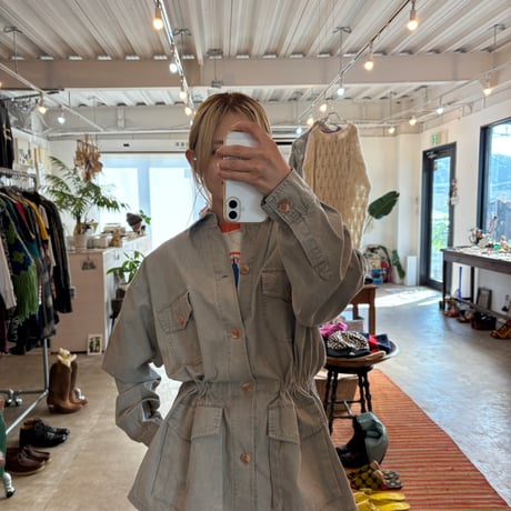 vintage Blair コットン サファリ ジャケット