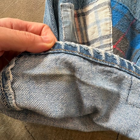 90s Levis 501 パッチワーク デニム パンツ