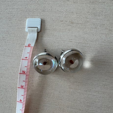 antique 透明 ピアス