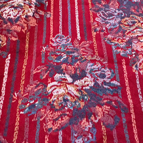 vintage フランスmade シースルー リボン付き ブラウス