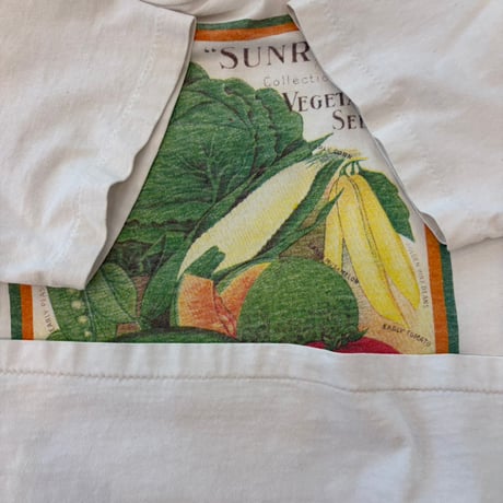 90s トリプルシングル 野菜 アートTEE