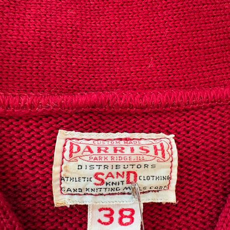 30s- vintage Sand Knitting Mills レタード ニット セーター