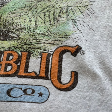 80s BANANA REPUBLIC トラベル&サファリライン カンガルー TEE