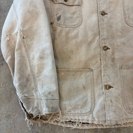 Vintage Charhartt ボロ ダック地 ミシガンチョア コート
