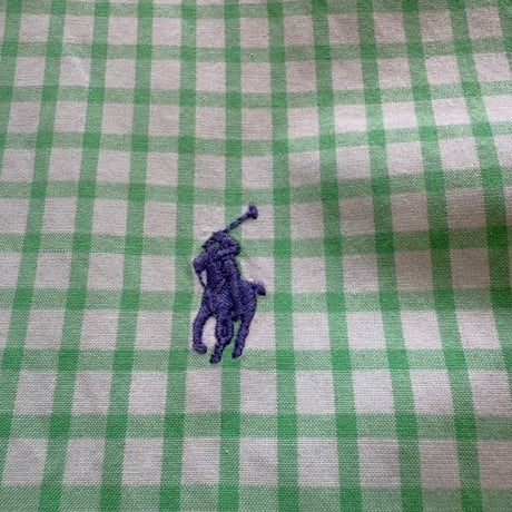 RALPH LAURE ボタンダウン ギンガムチェック シャツ