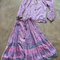 70s vintage Indian dress setup
