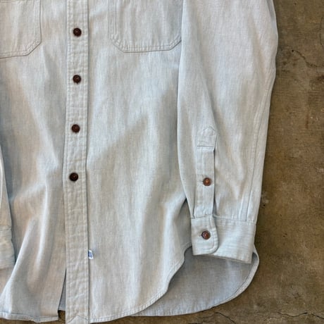 90s Ralph Lauren スタッドボタン デニム 長袖 シャツ