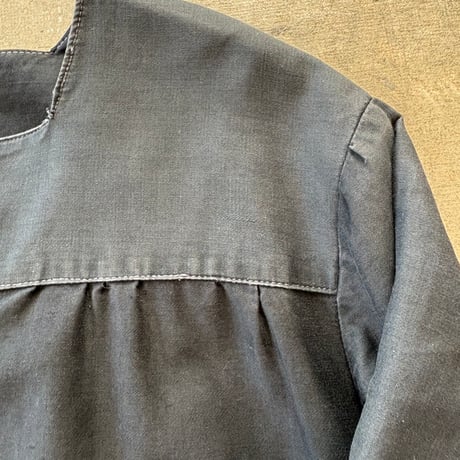 Vintage EURO ワーク スモッグ ２トーン ワンピース