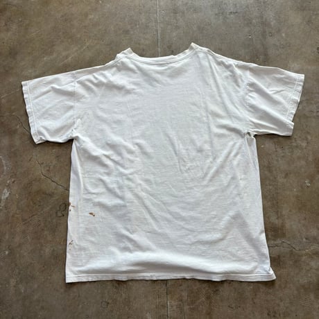 90s USA製 猫の親子  アニマル アート ワンピース TEE