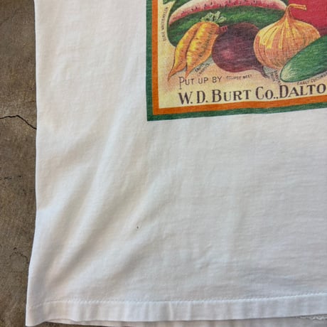 90s トリプルシングル 野菜 アートTEE