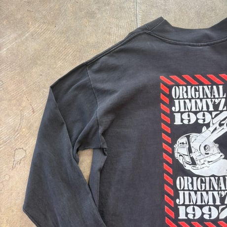 90s USA製 JIMMY'S モックネック ロンTEE