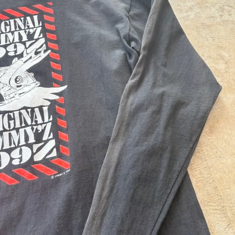90s USA製 JIMMY'S モックネック ロンTEE