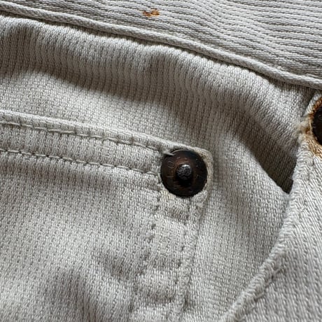 levis 911B"bigE"ホワイトピケパンツ w32