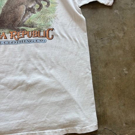 80s BANANA REPUBLIC トラベル&サファリライン カンガルー TEE