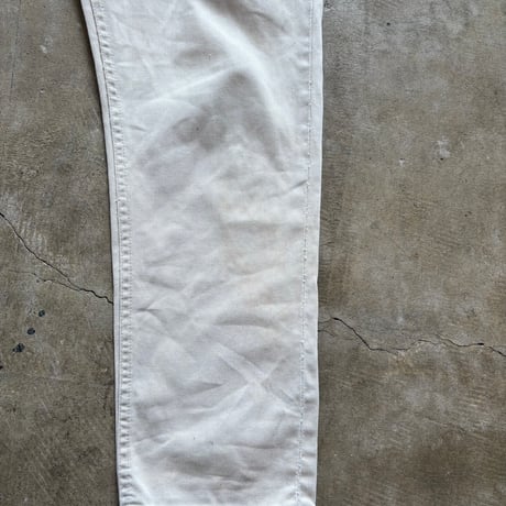 levis 911B"bigE"ホワイトピケパンツ w32