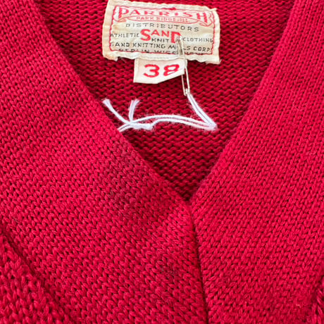 30s- vintage Sand Knitting Mills レタード ニット セーター