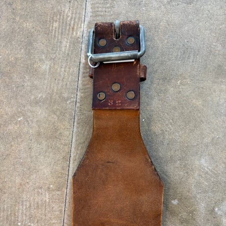 VINTAGE レザー ワイド ベルト