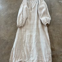1910-30s antique ウクライナ 刺繍 リネン ワンピース