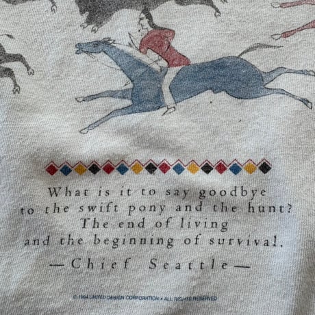 90s usa made art TEE