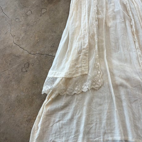 1900-30s antique レース ワンピース