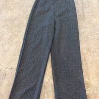 90s ツイード スラックス ワイド パンツ