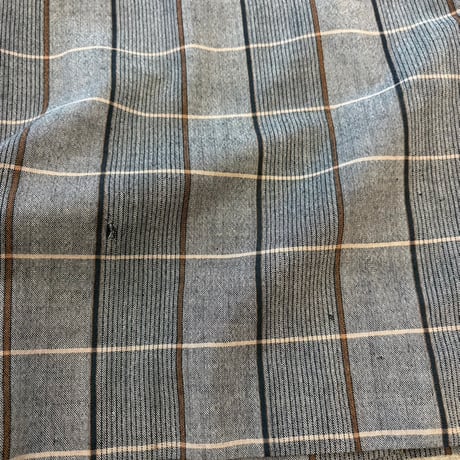 vintage ダブルボタン グレンチェック ロング コート ワンピース