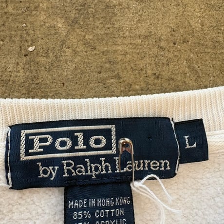 90s polo Ralph Lauren 犬ワンポイント刺繍　スウェット