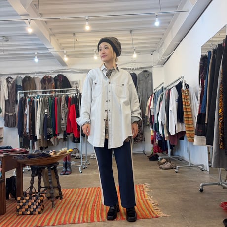 90s Ralph Lauren スタッドボタン デニム 長袖 シャツ