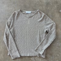 90s usa made 花柄 シースルーレースロンTEE