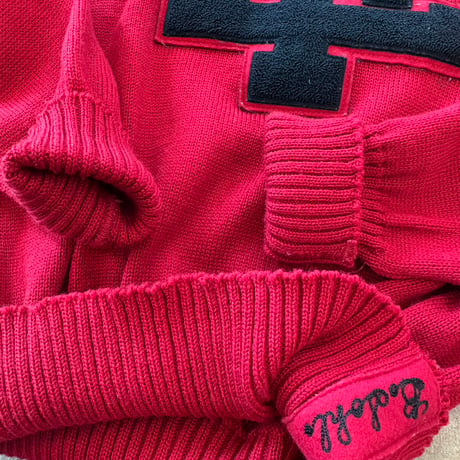 30s- vintage Sand Knitting Mills レタード ニット セーター