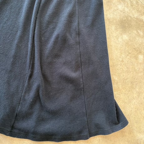 90s ITALY製 J.CREW コットン ニット ヘンリーネック ワンピース