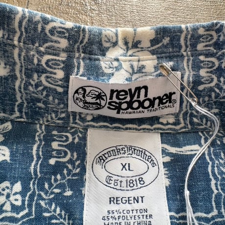reynspooner Brooks Brothers ダブルネーム アロハシャツ