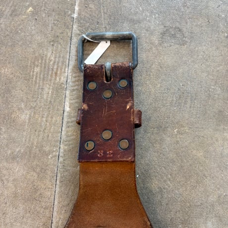 VINTAGE レザー ワイド ベルト