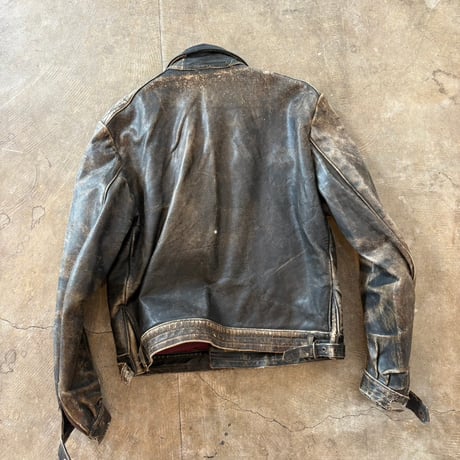 40s〜50s ユーロ レザーライダース ジャケット