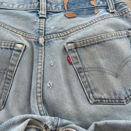 Levi's 66後期 501 クラッシュ デニム パンツ