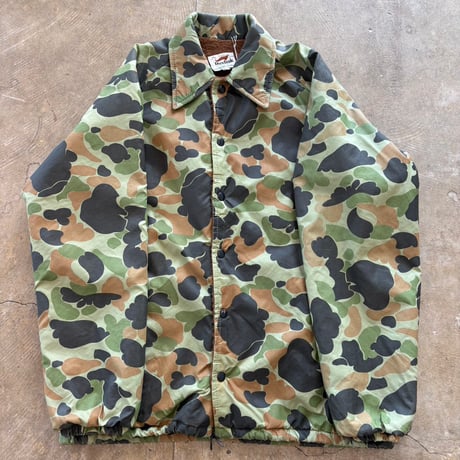 70s vintage Duxbak 裏ボア 迷彩柄 レア コーチ ジャケット
