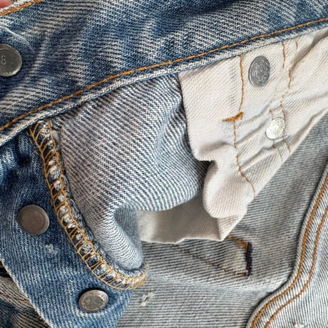 Levi's 66後期 501 クラッシュ デニム パンツ