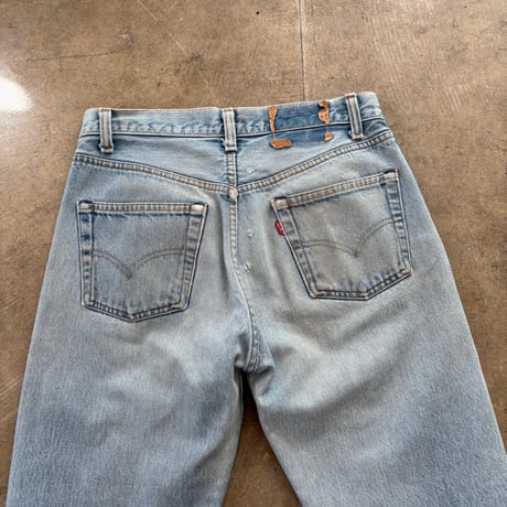 Levi's 66後期 501 クラッシュ デニム パンツ